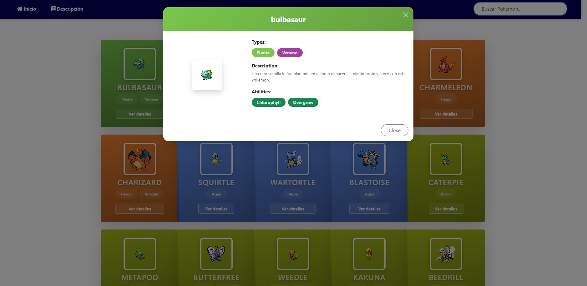 Pokémon Web Angular